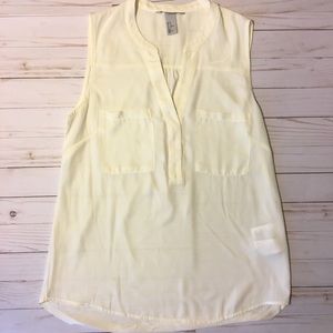 H&M cream blouse